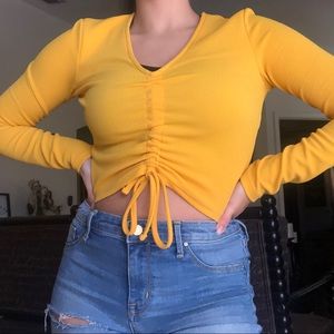 Yellow Crop Top!